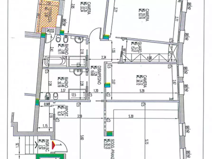 Immagine 1 di Appartamento in vendita  in corso milano a Padova