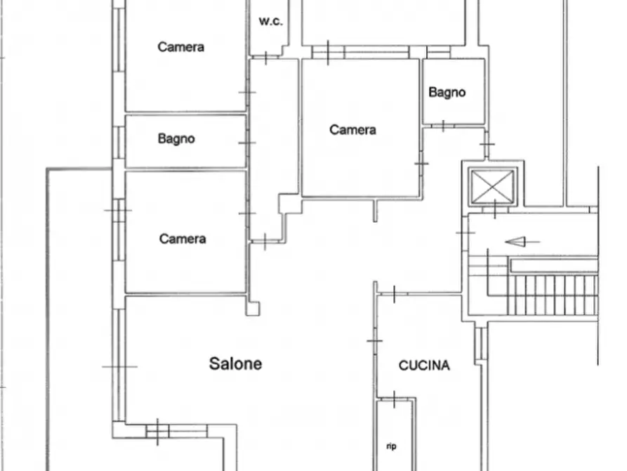 Immagine 36 di Appartamento in vendita  in Via Fedele Lampertico a Roma