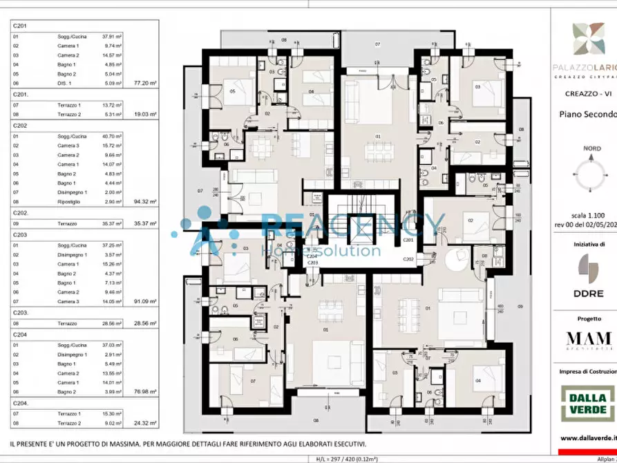 Immagine 11 di Appartamento in vendita  in Via Fogazzaro a Creazzo
