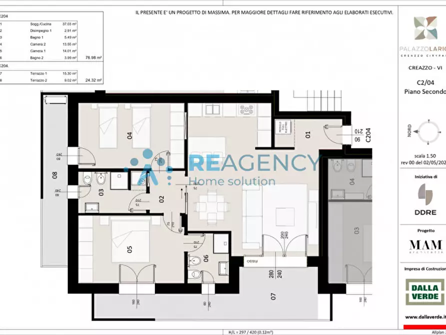 Immagine 10 di Appartamento in vendita  in Via Fogazzaro a Creazzo