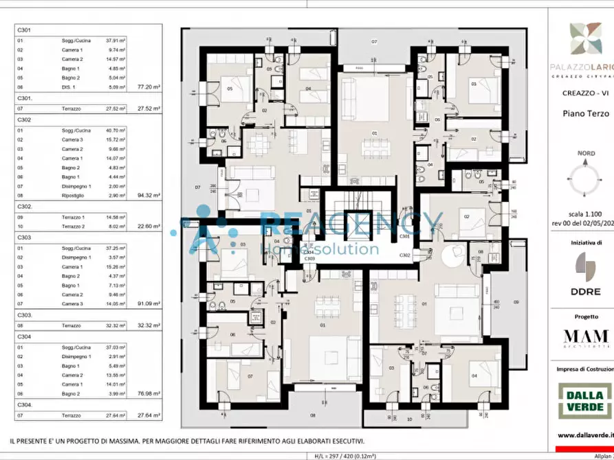 Immagine 11 di Appartamento in vendita  in Via Fogazzaro a Creazzo
