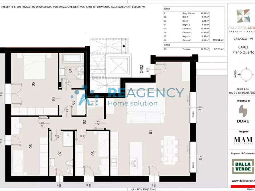 Immagine 15 di Attico in vendita  in Via Fogazzaro a Creazzo