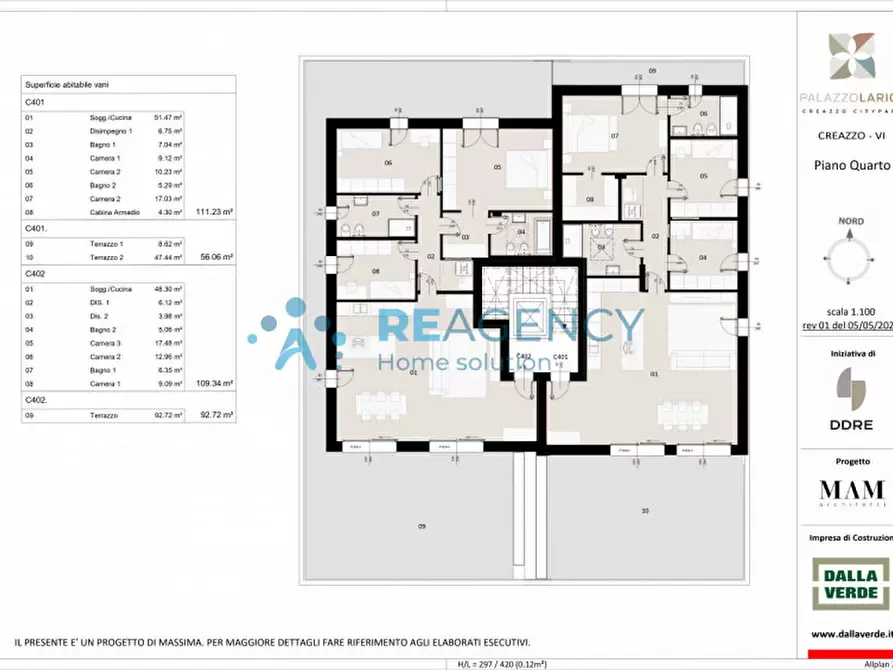Immagine 16 di Attico in vendita  in Via Fogazzaro a Creazzo