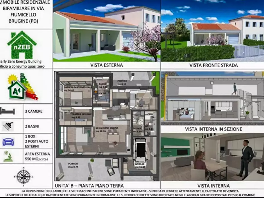 Immagine 39 di Casa bifamiliare in vendita  in Via Alcide De Gasperi a Brugine