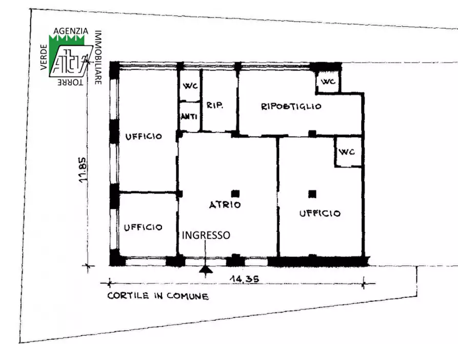 Immagine 25 di Ufficio in affitto  in Mezzolombardo, via A. de Varda a Mezzolombardo