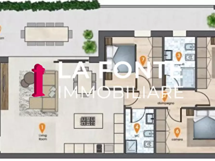 Immagine 2 di Appartamento in vendita  in Via San Gregorio Barbarigo a Vigonza