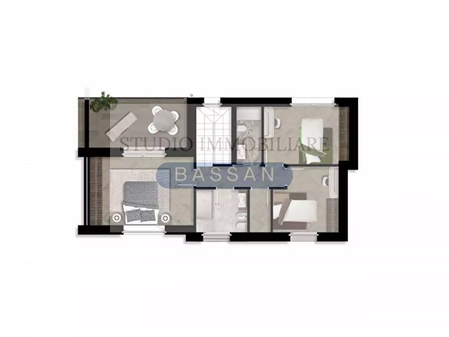 Immagine 33 di Villa in vendita  in via Solferino 6 a Cassano Magnago