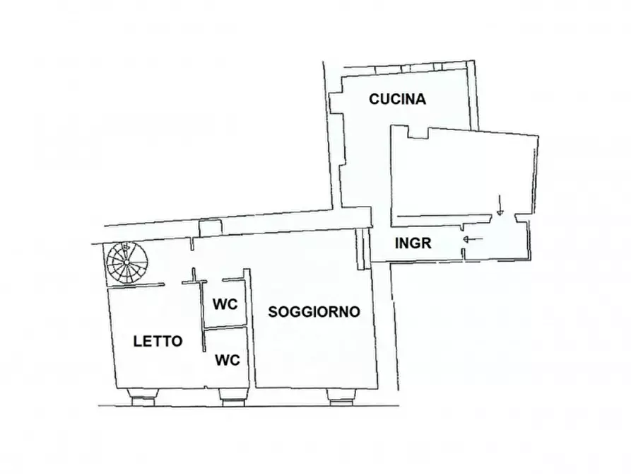 Immagine 18 di Appartamento in vendita  in Via Palestro, 06034 Foligno PG, Italia a Foligno