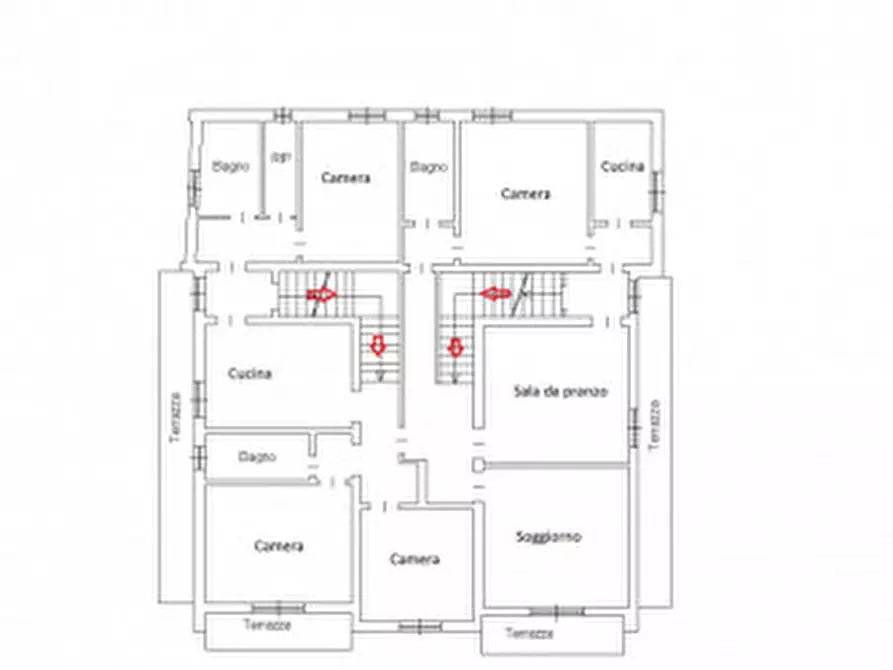 Immagine 24 di Casa bifamiliare in vendita  in via Giuseppe mazzini a Torrita Di Siena