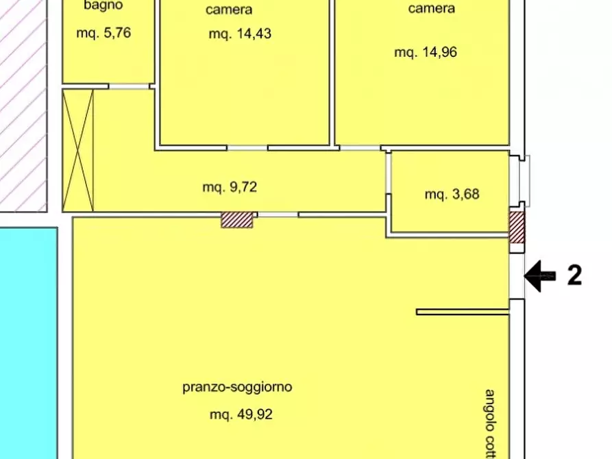 Immagine 4 di Appartamento in vendita  a Magione