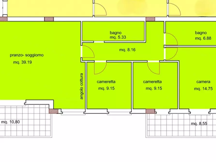 Immagine 5 di Appartamento in vendita  a Magione