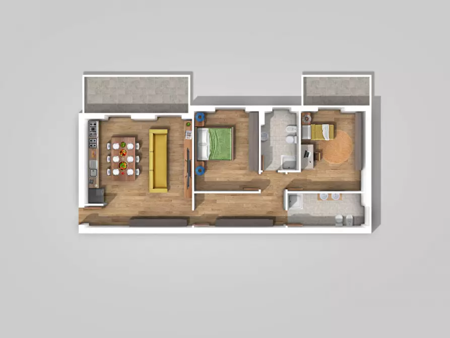 Immagine 4 di Appartamento in vendita  a Magione