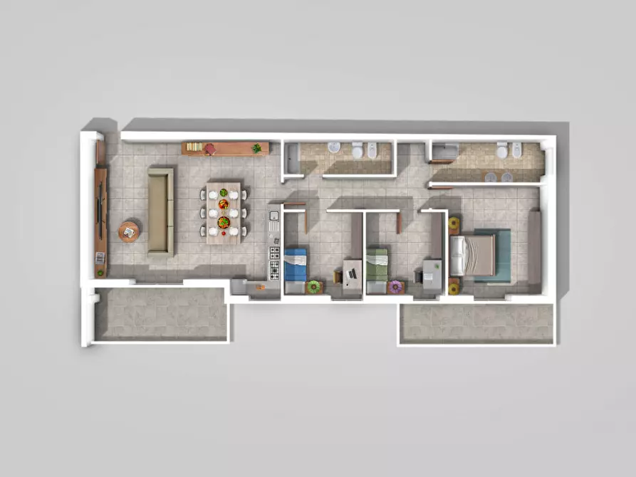 Immagine 4 di Appartamento in vendita  a Magione