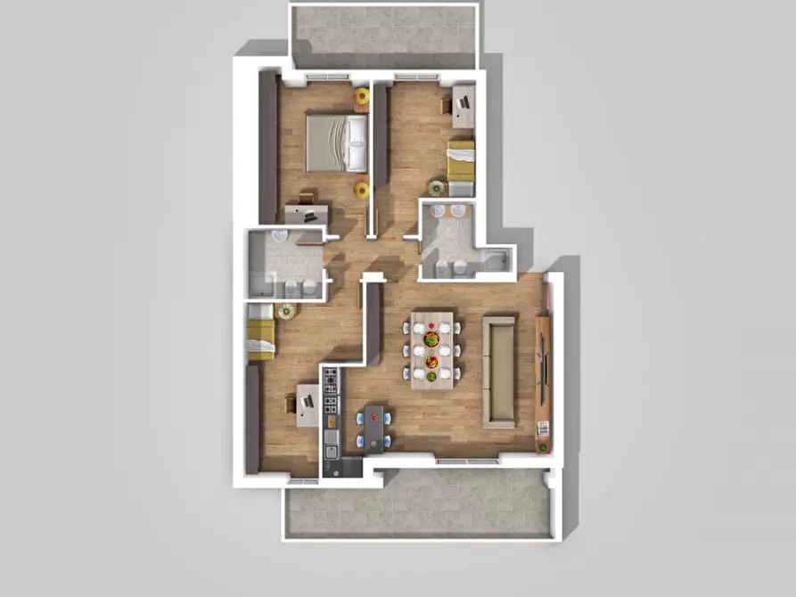 Immagine 4 di Appartamento in vendita  a Magione