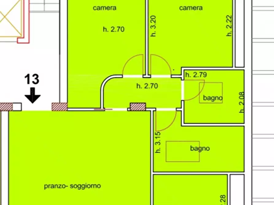 Immagine 5 di Appartamento in vendita  a Magione