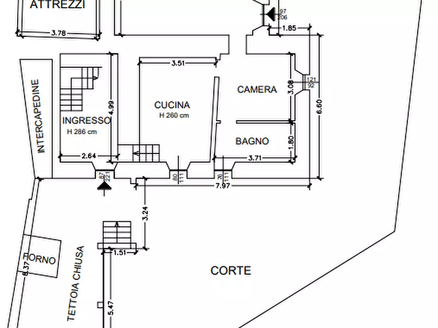 Immagine 13 di Casa indipendente in vendita  in Via alla Stazione, civico n. 16 a Mele
