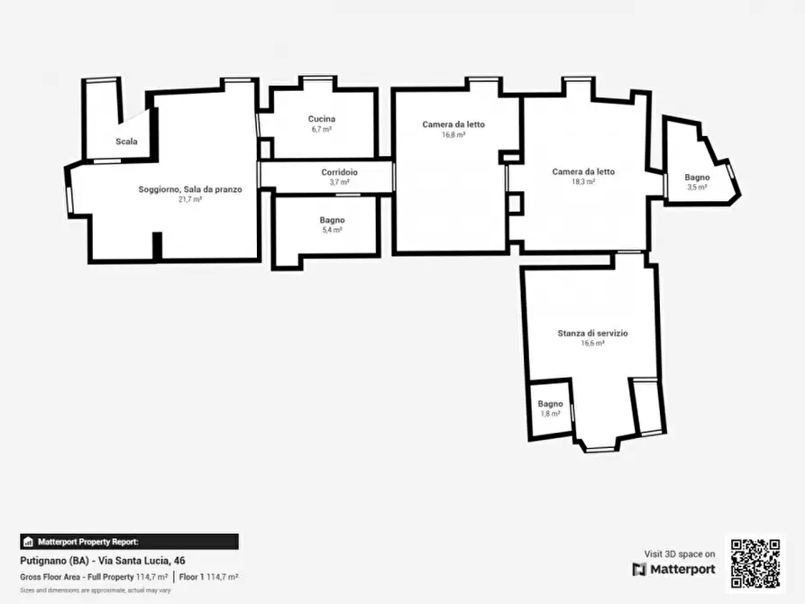 Immagine 60 di Appartamento in vendita  in vico II santa lucia 46 a Putignano
