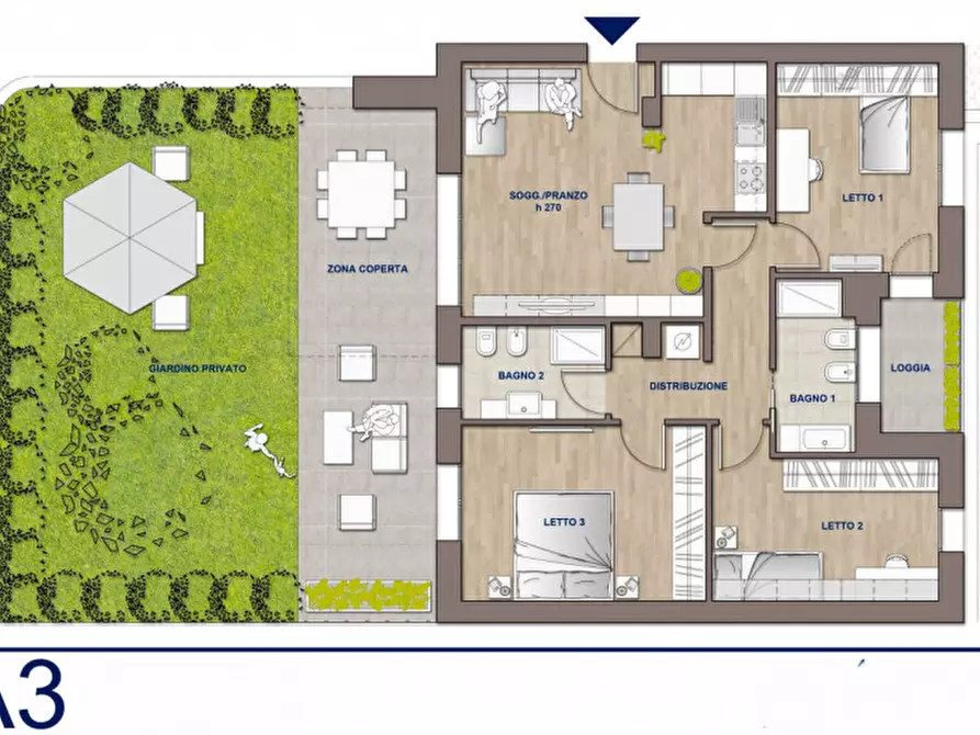 Immagine 21 di Appartamento in vendita  in Via Renato Rumpianesi a Anzola Dell'emilia