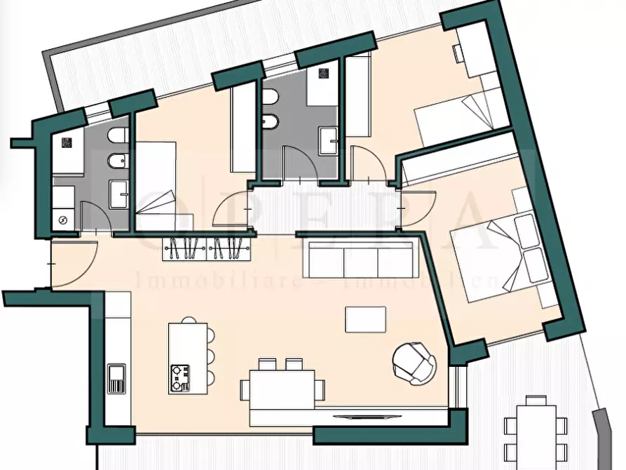 Immagine 28 di Appartamento in vendita  in Via Vicenza a Bolzano