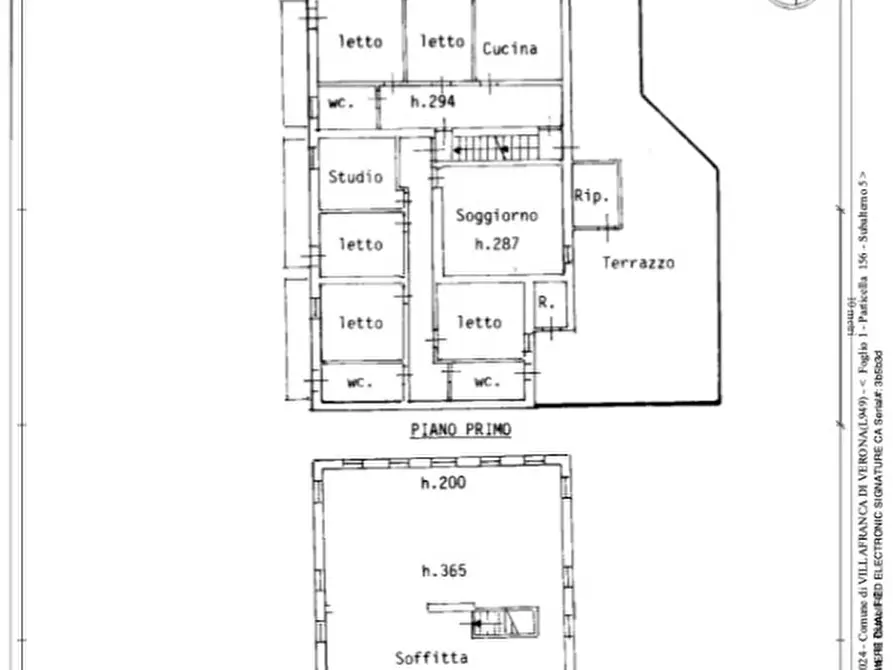 Immagine 32 di Palazzo in vendita  in VIA MADONNINA DI PRABIANO 11 a Villafranca Di Verona