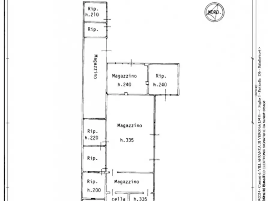 Immagine 33 di Palazzo in vendita  in VIA MADONNINA DI PRABIANO 11 a Villafranca Di Verona