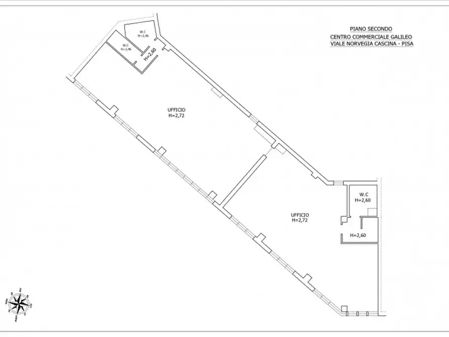 Immagine 24 di Ufficio in vendita  in via Norvegia 72 a Cascina