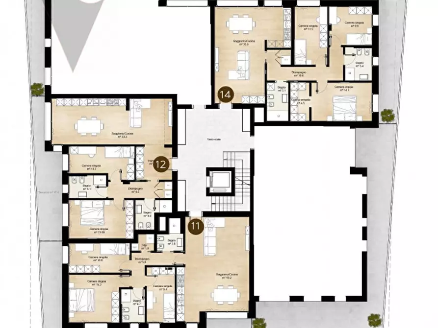 Immagine 35 di Appartamento in vendita  a Venezia