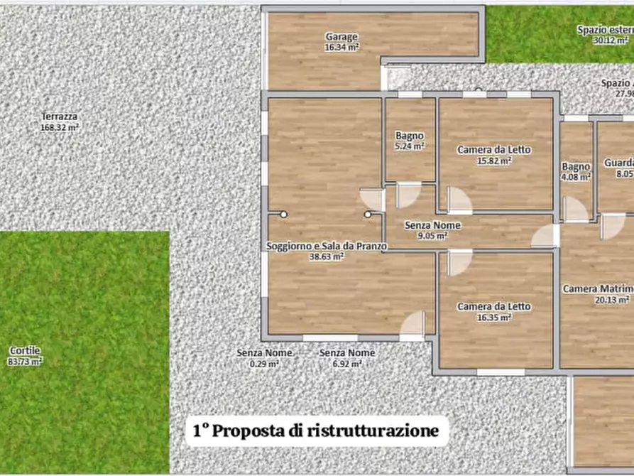 Immagine 21 di Casa indipendente in vendita  a Padova