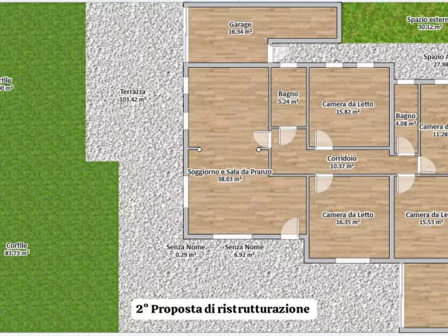 Immagine 22 di Casa indipendente in vendita  a Padova