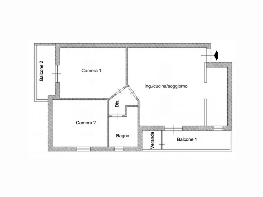 Immagine 19 di Appartamento in vendita  in Via Garigliano, N. 14 a Macerata Campania