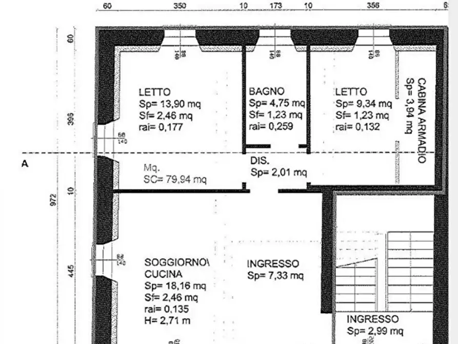Immagine 4 di Appartamento in vendita  in via provinciale per Lama, 36 a Montefiorino