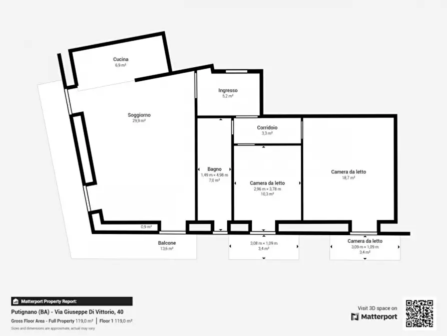Immagine 44 di Appartamento in vendita  in Via Giuseppe Di Vittorio 40 a Putignano