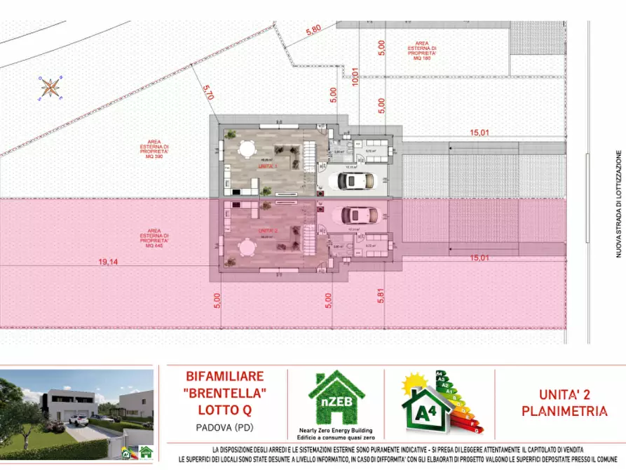 Immagine 7 di Casa bifamiliare in vendita  in Via Monte Rua a Selvazzano Dentro