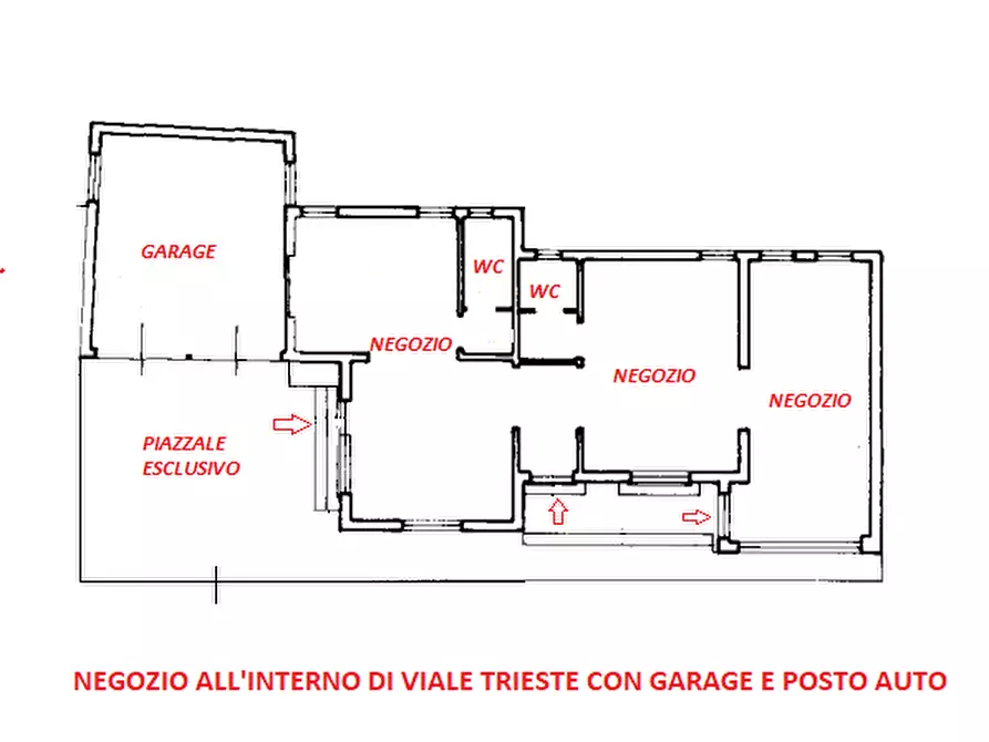 Immagine 2 di Negozio in vendita  in Viale Fiume 9 a Vicenza