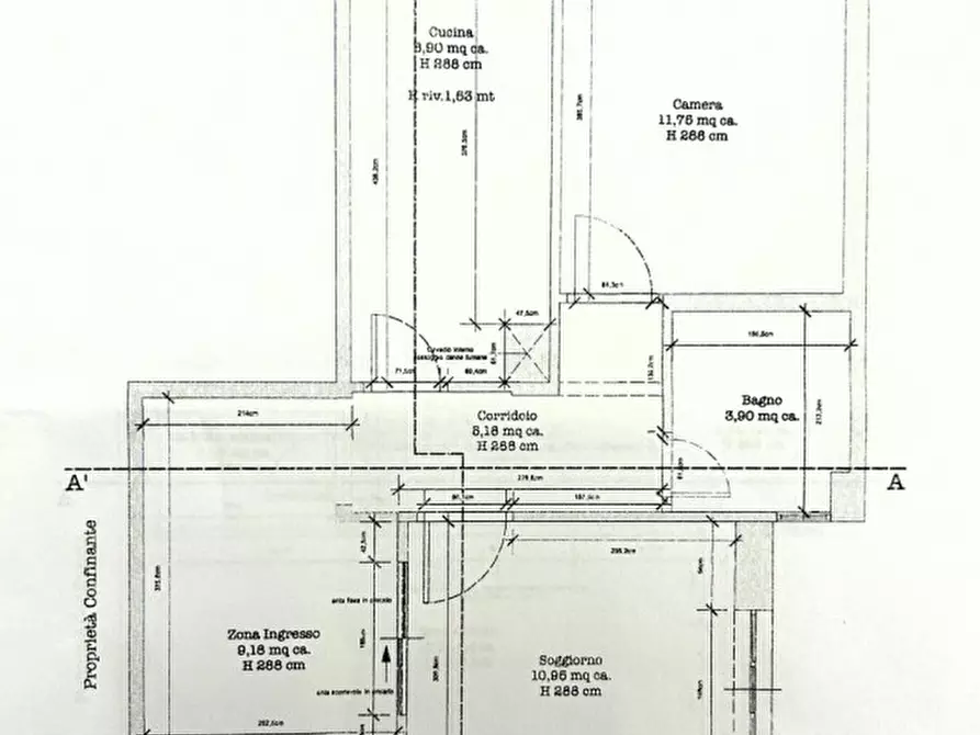 Immagine 11 di Appartamento in vendita  in Corso Giuseppe Mazzini a Camogli