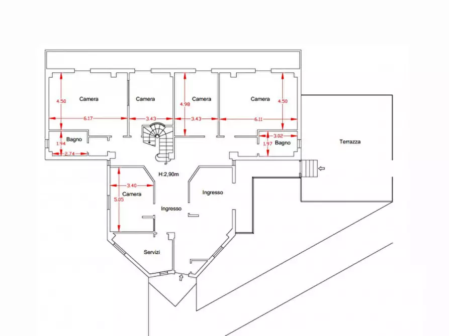Immagine 3 di Ufficio in vendita  in Via Irto a Dipignano