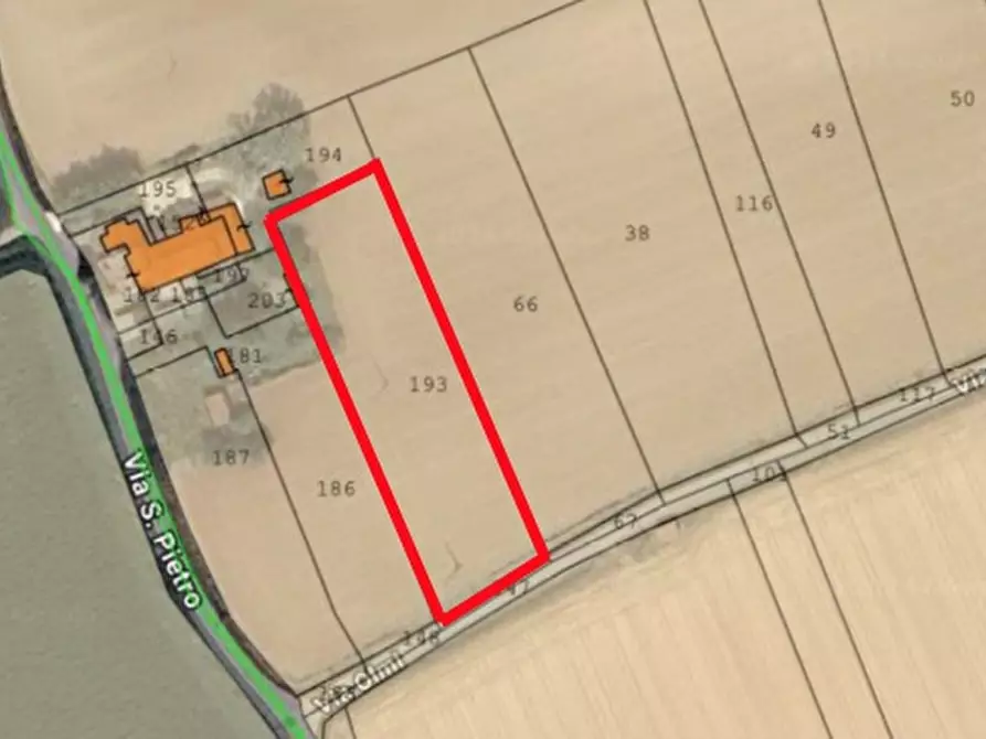 Immagine 2 di Terreno in vendita  in VIA OLMI a Nogara