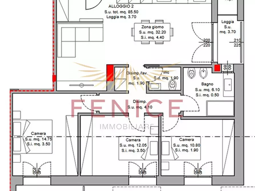 Immagine 47 di Appartamento in vendita  in Via XXX Aprile 17 a Montebelluna