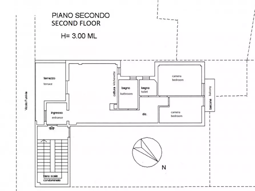 Immagine 2 di Appartamento in vendita  in Vicolo funivia a San Remo