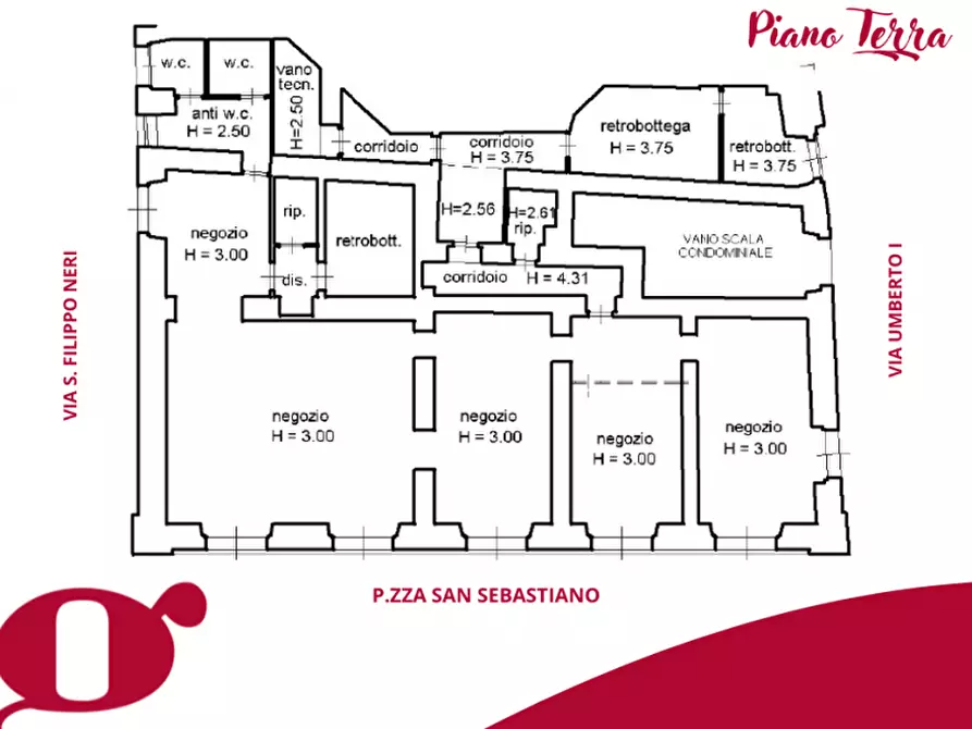 Immagine 17 di Negozio in vendita  in piazza san sebastiano a Barcellona Pozzo Di Gotto