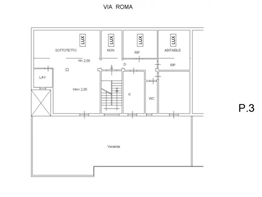 Immagine 8 di Attico in vendita  in via roma a Noto