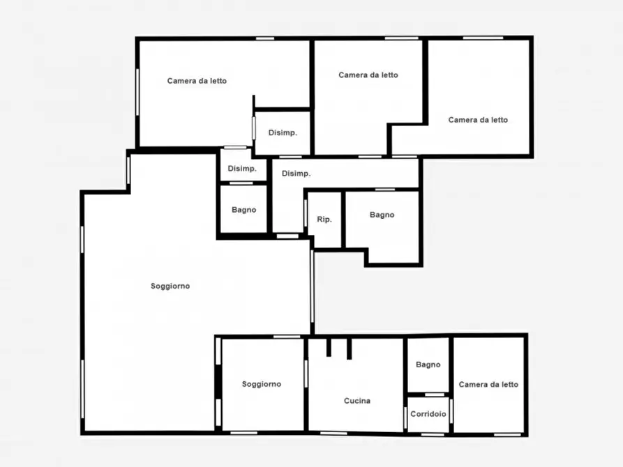 Immagine 14 di Appartamento in vendita  in Via Fonte dell'Amore, 00189 Roma RM, Italia a Roma