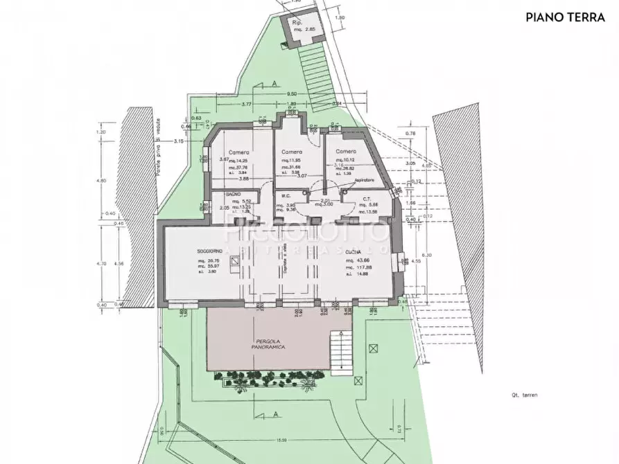 Immagine 23 di Villa in vendita  in via Pietro Bembo a Asolo