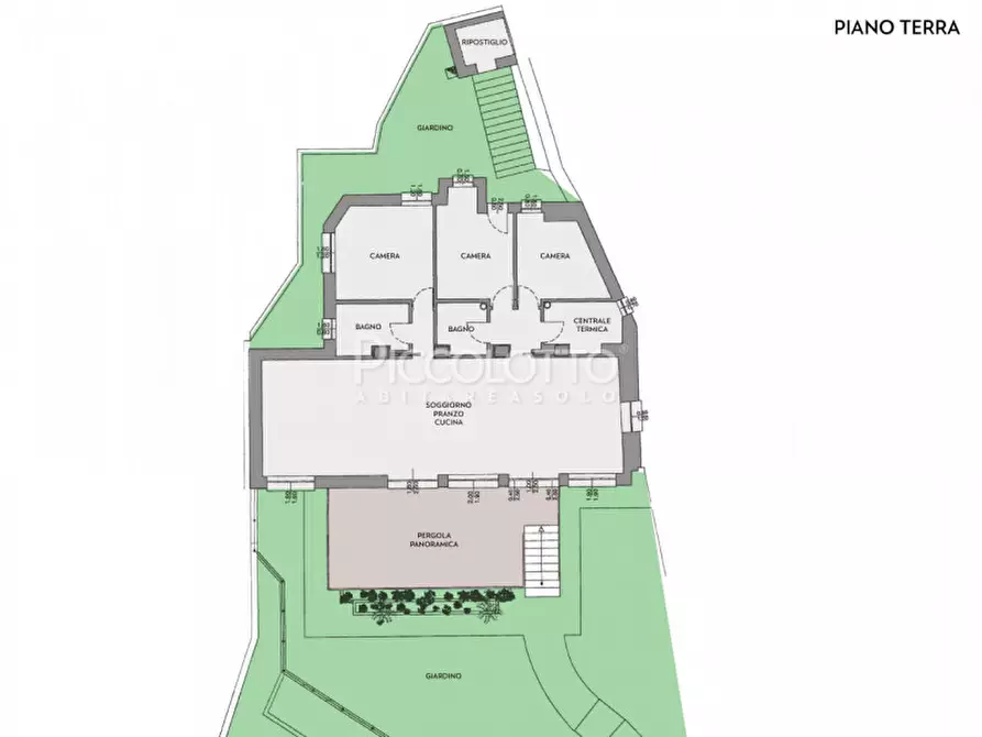 Immagine 22 di Villa in vendita  in via Pietro Bembo a Asolo