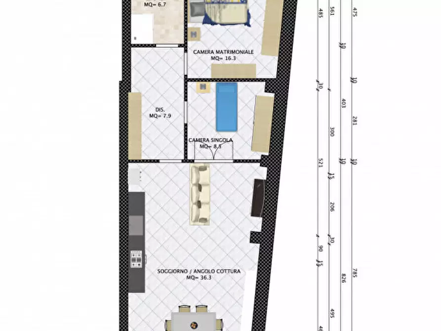 Immagine 17 di Appartamento in vendita  in Via Fascinata 96/5 a Argenta