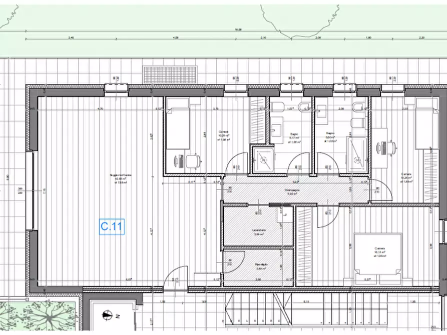 Immagine 23 di Appartamento in vendita  in Via del Porto a Aldeno