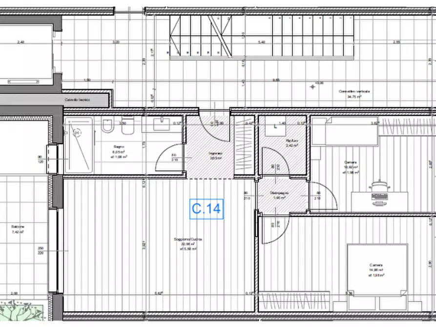 Immagine 22 di Appartamento in vendita  in Via del Porto a Aldeno