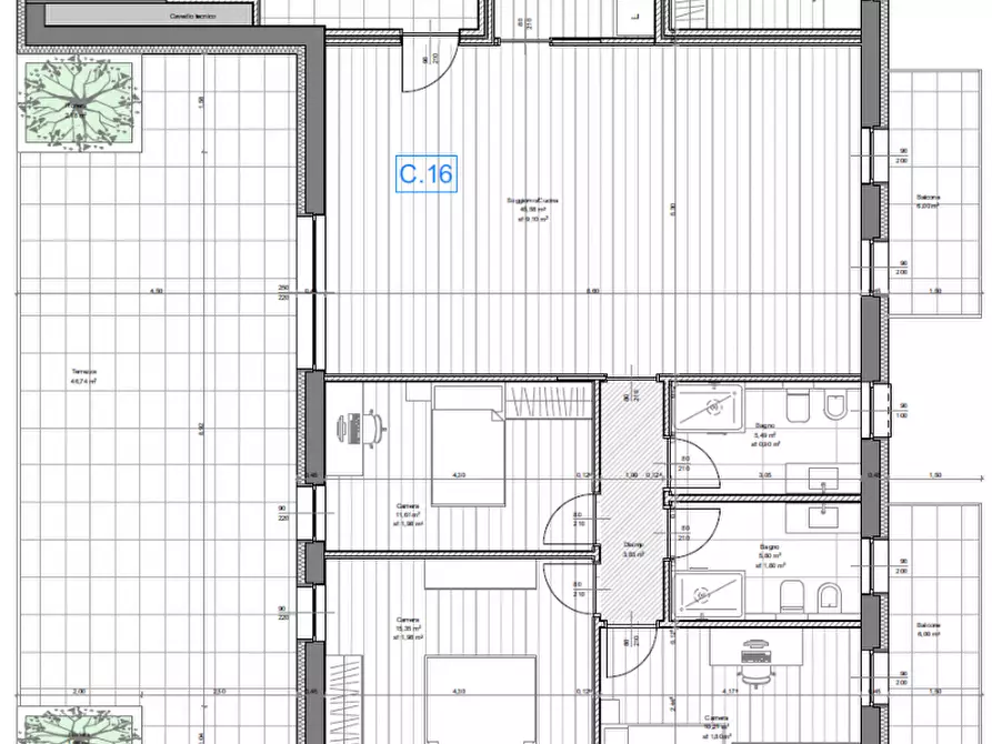 Immagine 22 di Appartamento in vendita  in Via del Porto a Aldeno