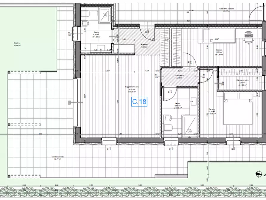 Immagine 23 di Appartamento in vendita  in Via del Porto a Aldeno