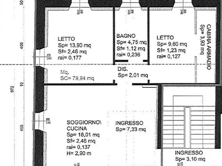 Immagine 4 di Appartamento in vendita  in via provinciale per Lama, 36 a Montefiorino